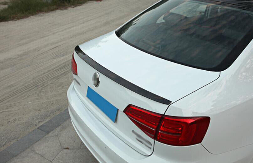 12-17 18 ABS Carbon Fiber Rear Boot Spoiler for Volkswagen for Jetta Wing Flap