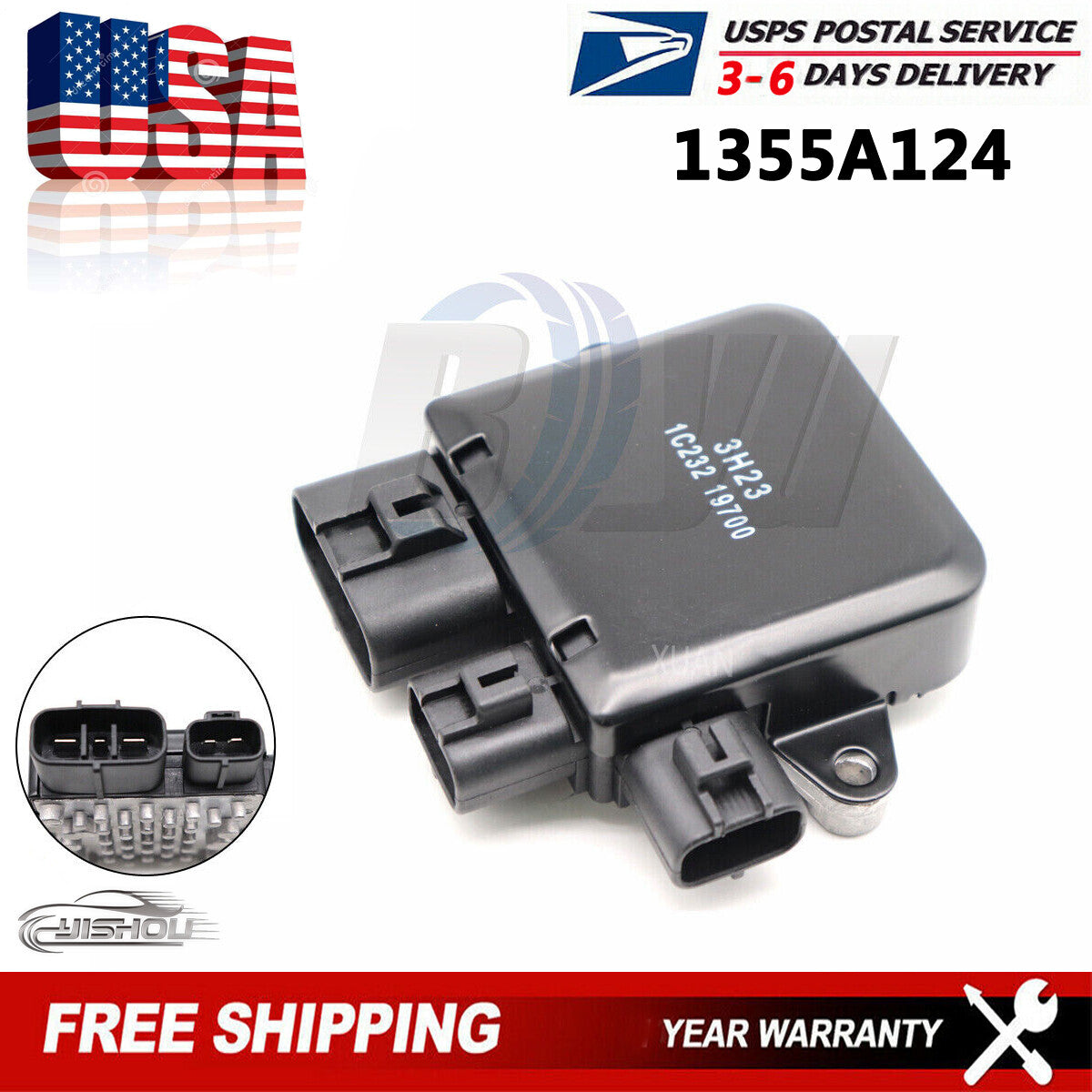 for Mazda 6 MPV Outlander Lancer 1C232 19700 New Cooling Fan Control Module Unit Q