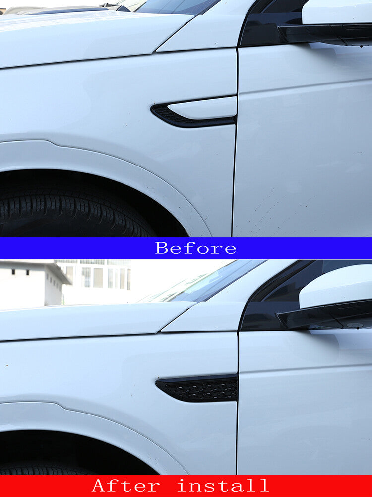 2-Pack Fender Vent Grille in Black Louver, suitable for Land Rover Discovery Sport 2015-21