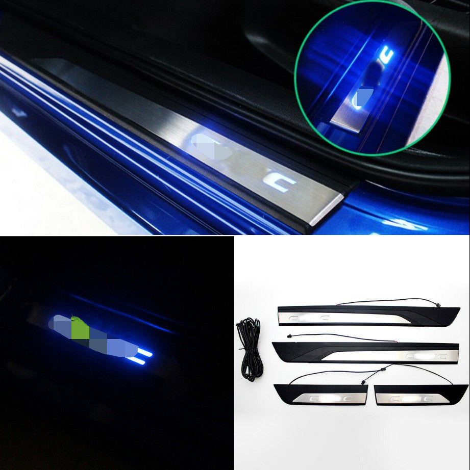 Chrome front bumper side corner protector trim for 2021-2022 for Toyota Venza