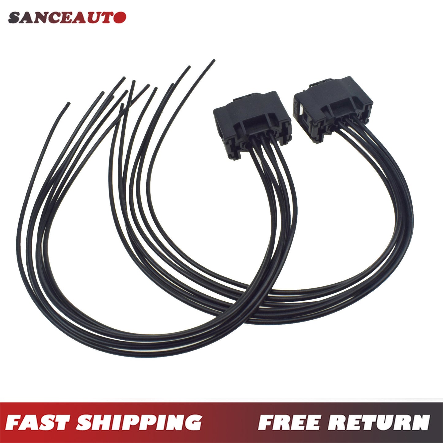 Headlight level sensor plug is compatible with for Audi A3 A4 A6 for Mercedes 4B0907503, A0105427717- n
