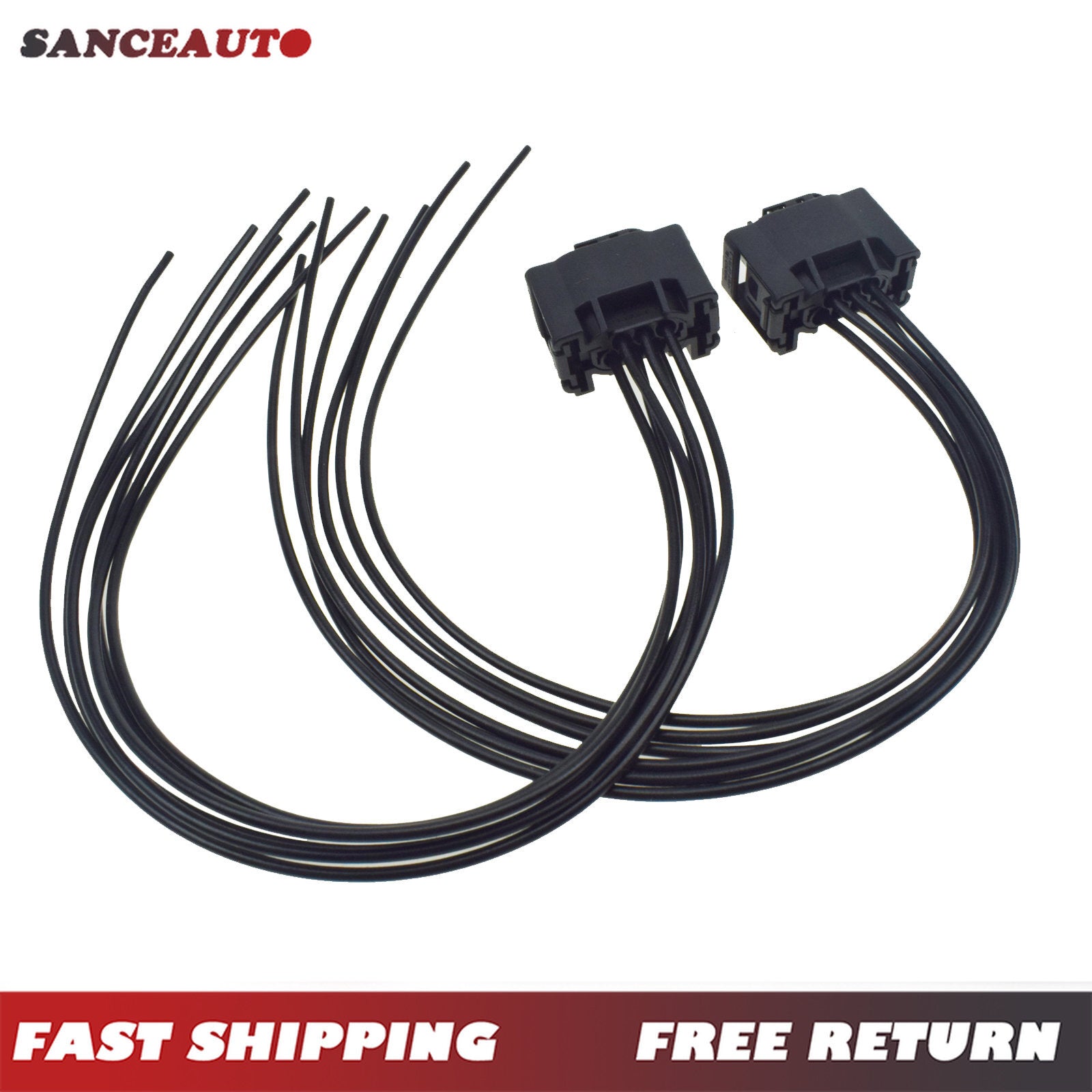 Headlight level sensor plug is compatible with for Audi A3 A4 A6 for Mercedes 4B0907503, A0105427717- n
