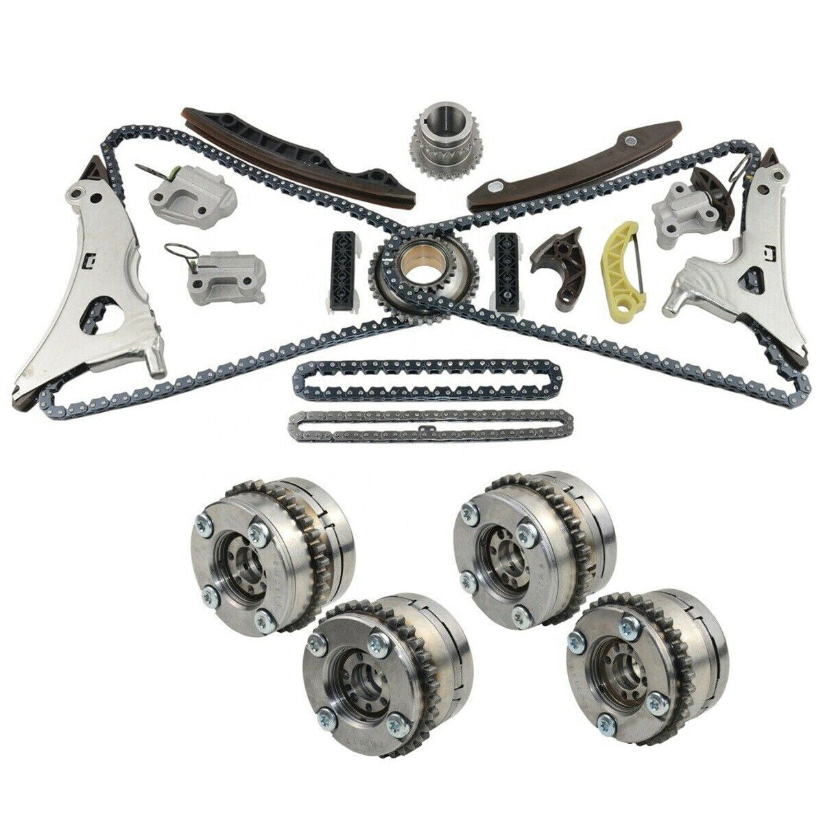 US Camshaft Adjuster4 Timing Chain Kit for M276 for Mercedes W212 A207 W2213.0T3.5L