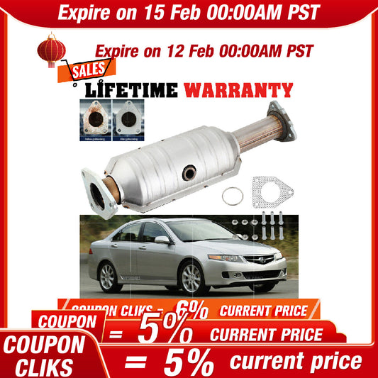 Galvanized Cat Converter For 2004-2008 for Acura TSX 2.4L Direct fits Gaskets