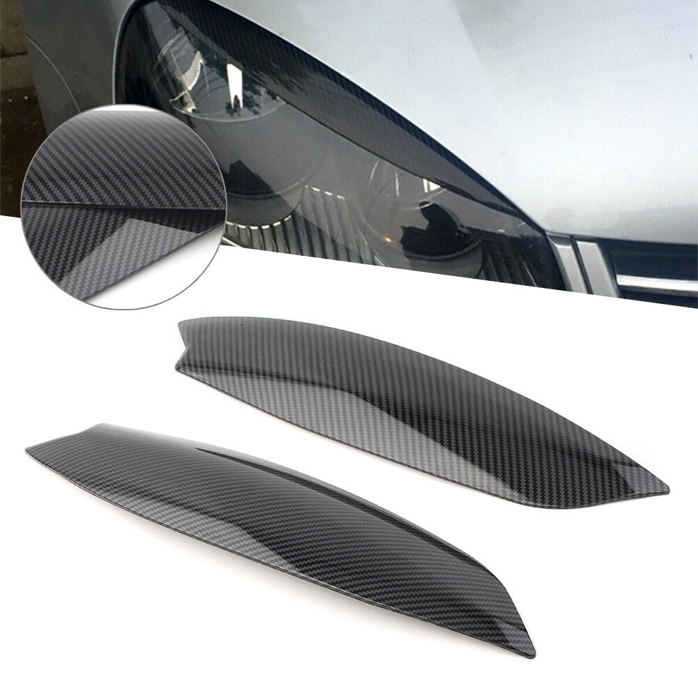 Carbon Fiber Headlight Eye Lid Eyebrow Cover FIt for VW for Golf 5 GTI R32 MK5 2004-2007