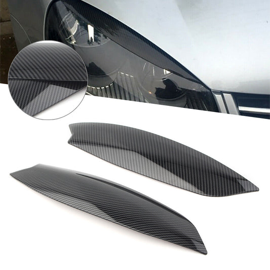 Carbon Fiber Headlight Eye Lid Eyebrow Cover FIt for VW for Golf 5 GTI R32 MK5 2004-2007