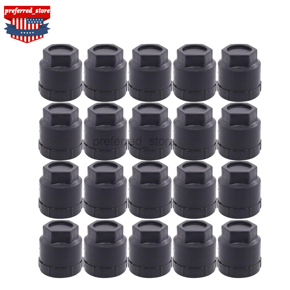 20-piece pack of wheel lug nut caps for Pontiac Fiero 1984-1988 1985 1986 10028614- v