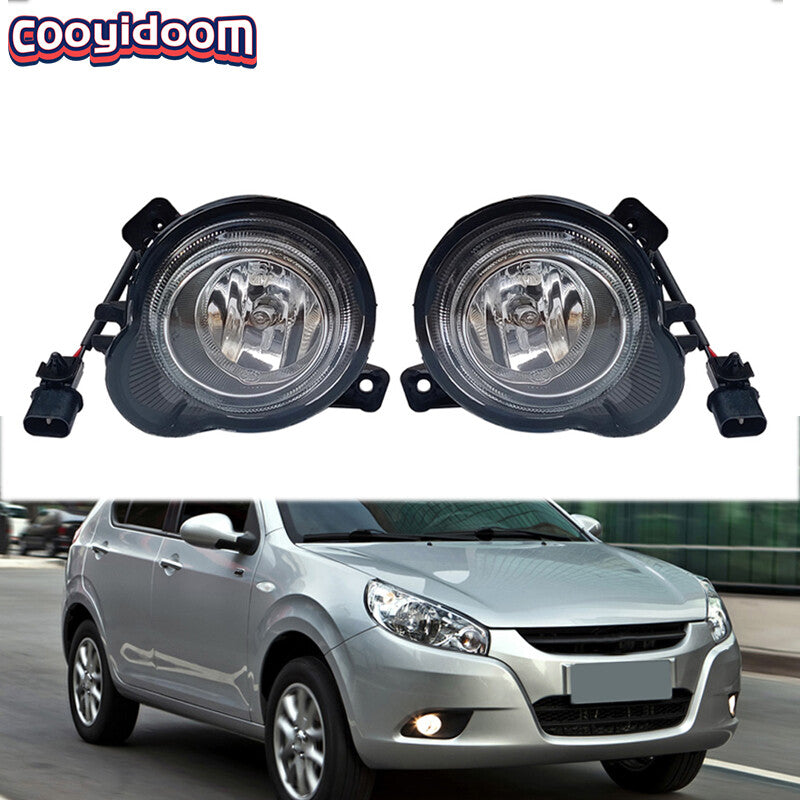 1 Dual front bumper fog lights for JAC J3 automotive styling accessories