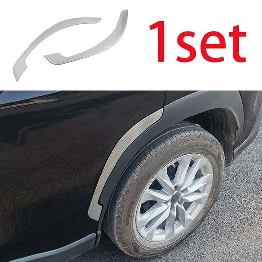for Toyota for Corolla Cross 22-2024 Silver Steel Rear Wheel Eyebrow Arch Trim Cover