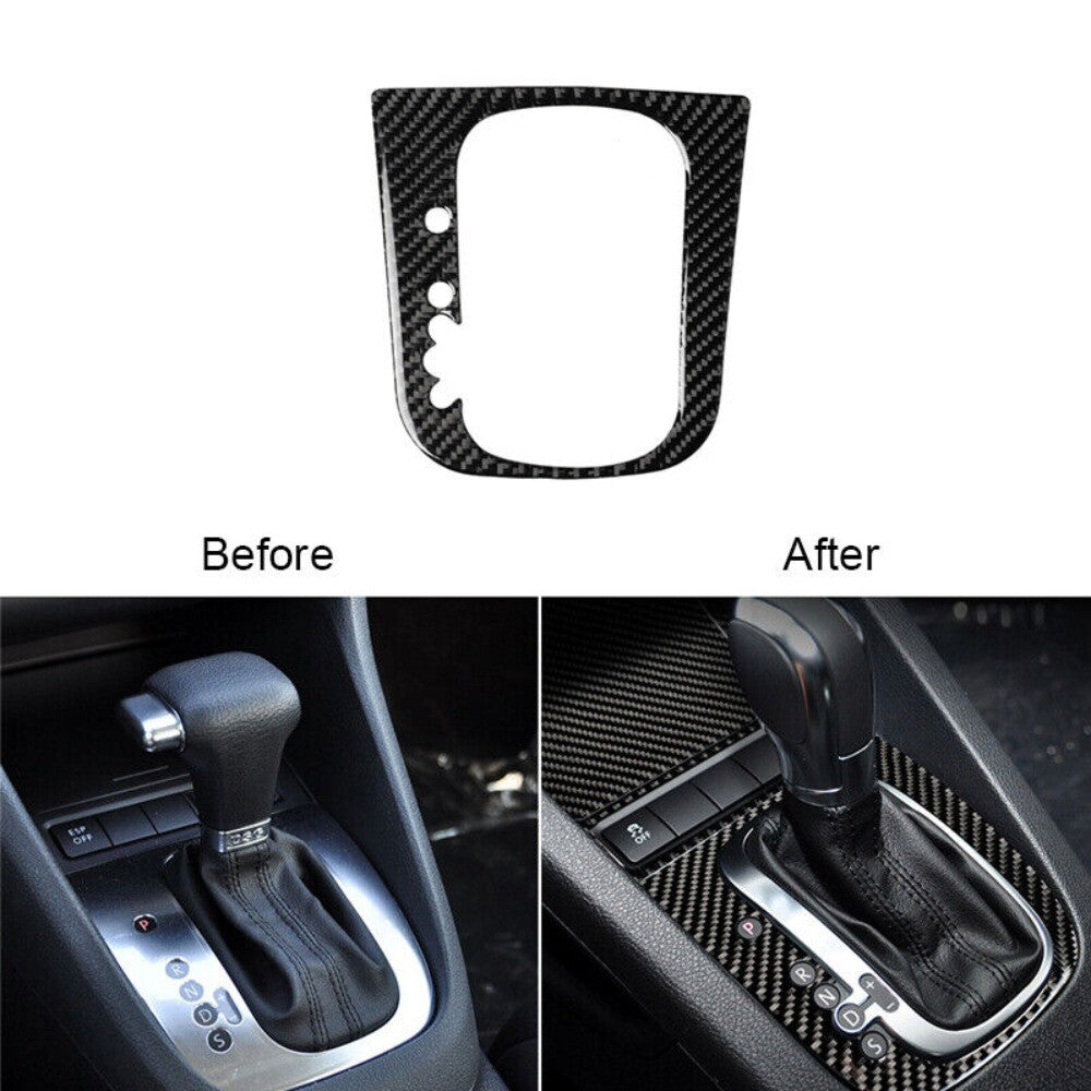 15pcs Carbon Fiber Interior Full Decorative Trim Cover for VW for Golf MK6 08-12 New n