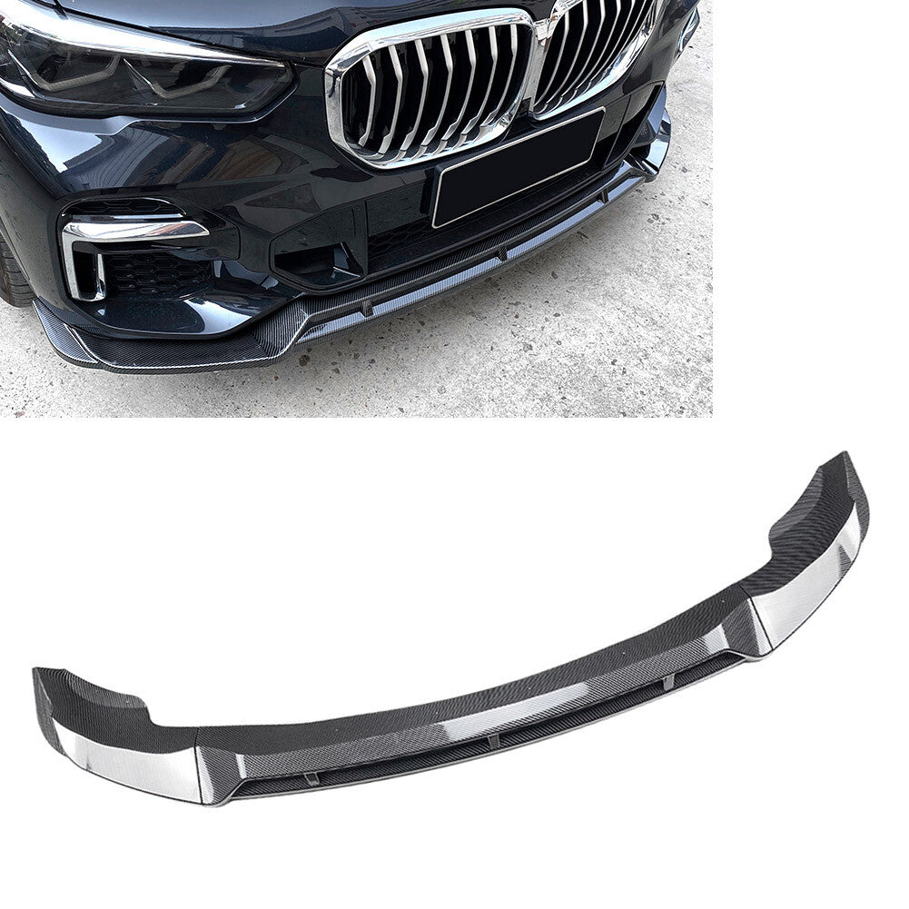 Front Bumper Spoiler Lip for BMW X5 G05 M Sport 2019-2022