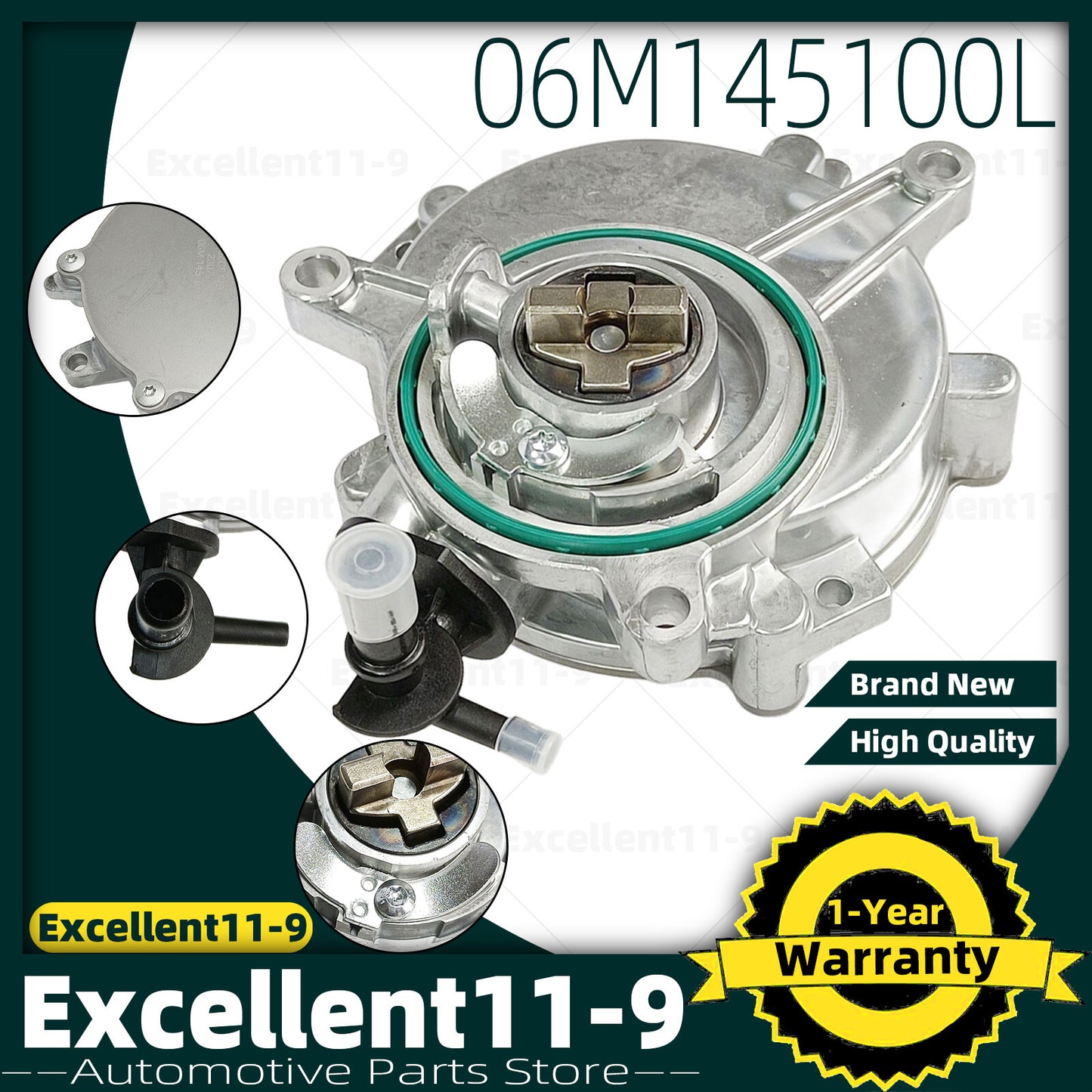 Engine brake vacuum pump #06M145100L is suitable for Touareg, for Audi A4, A5, A6, for A8 , Q5, Q7, Q8, etc. n