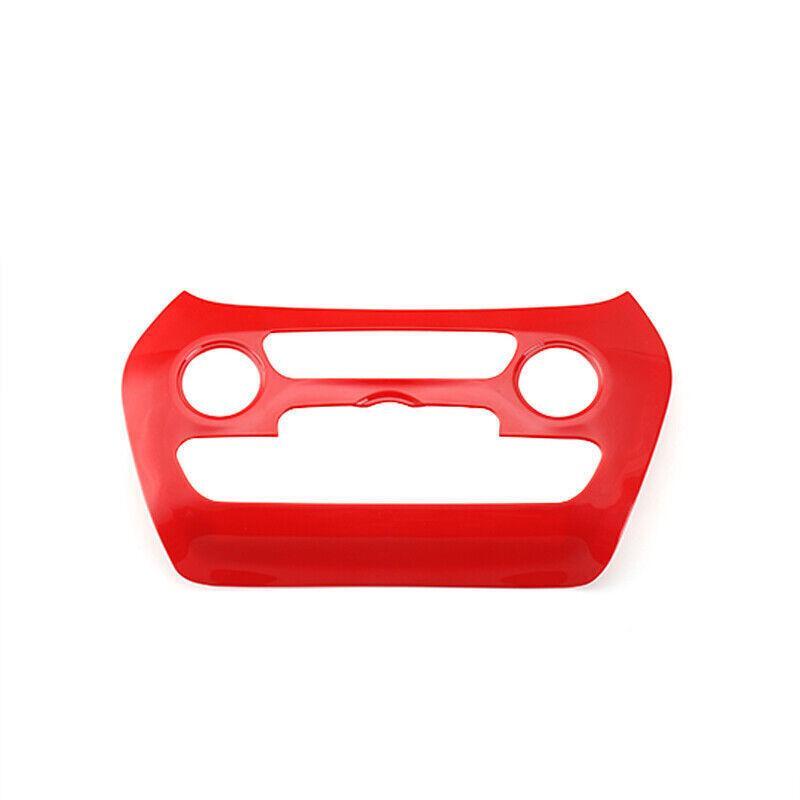 Fit for Jeep Cherokee 2014-2020 Bright Red Console AC Button Control Frame Trim