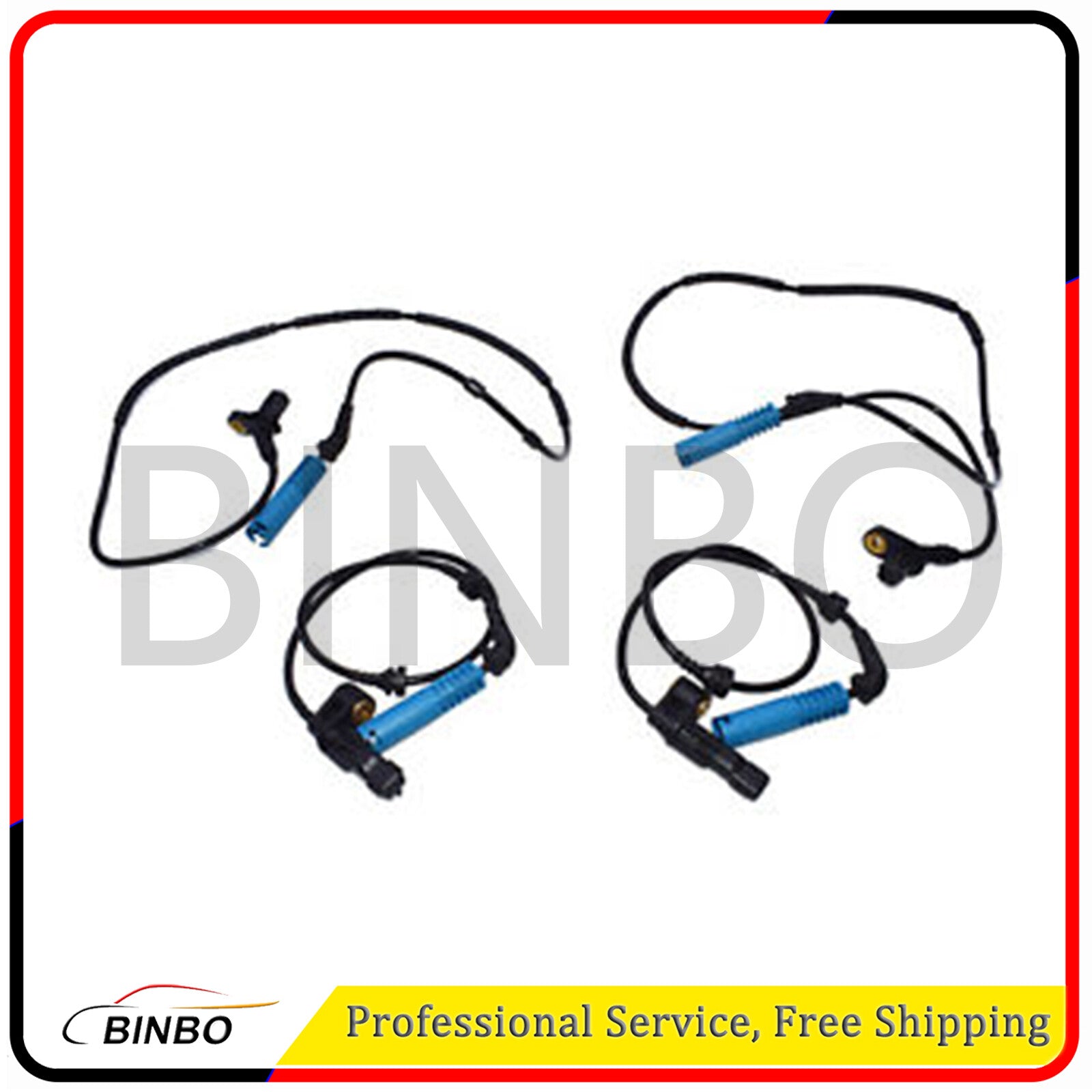Set of 4 ABS Wheel Speed Sensor Front Rear for BMW 325i 320i 318i 316i M3 318d