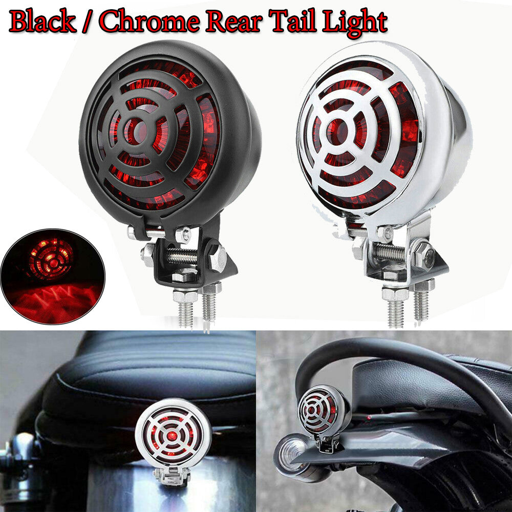 Motorcycle LED Rear Tail Light Brake Stop Running Lamp For Cafe Racer Bobber
