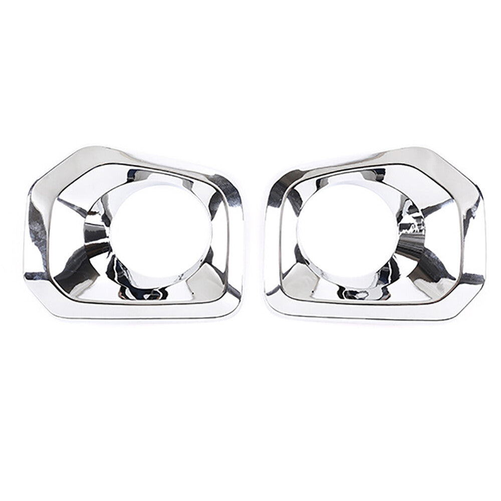 2x Front Bumper Grille Chrome Fog Light Covers Trims For 2016-2023 for Toyota Tacoma