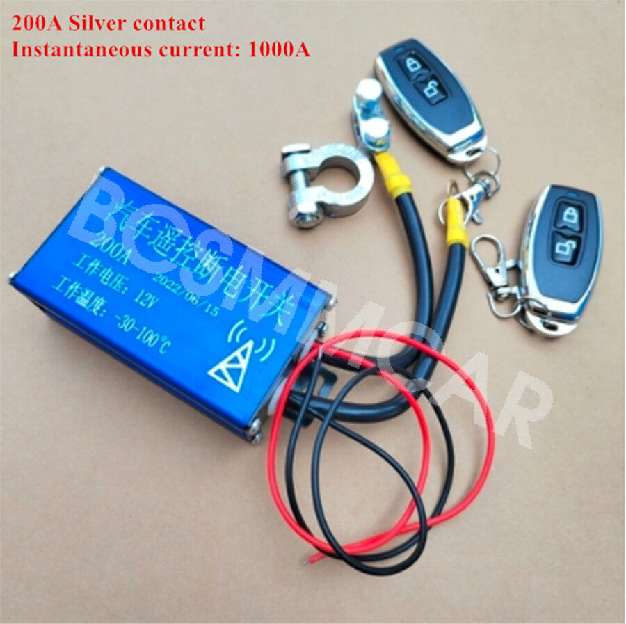 2PCS Remote Control Car Battery Isolator Disconnect Cut Off Power Kill Switch