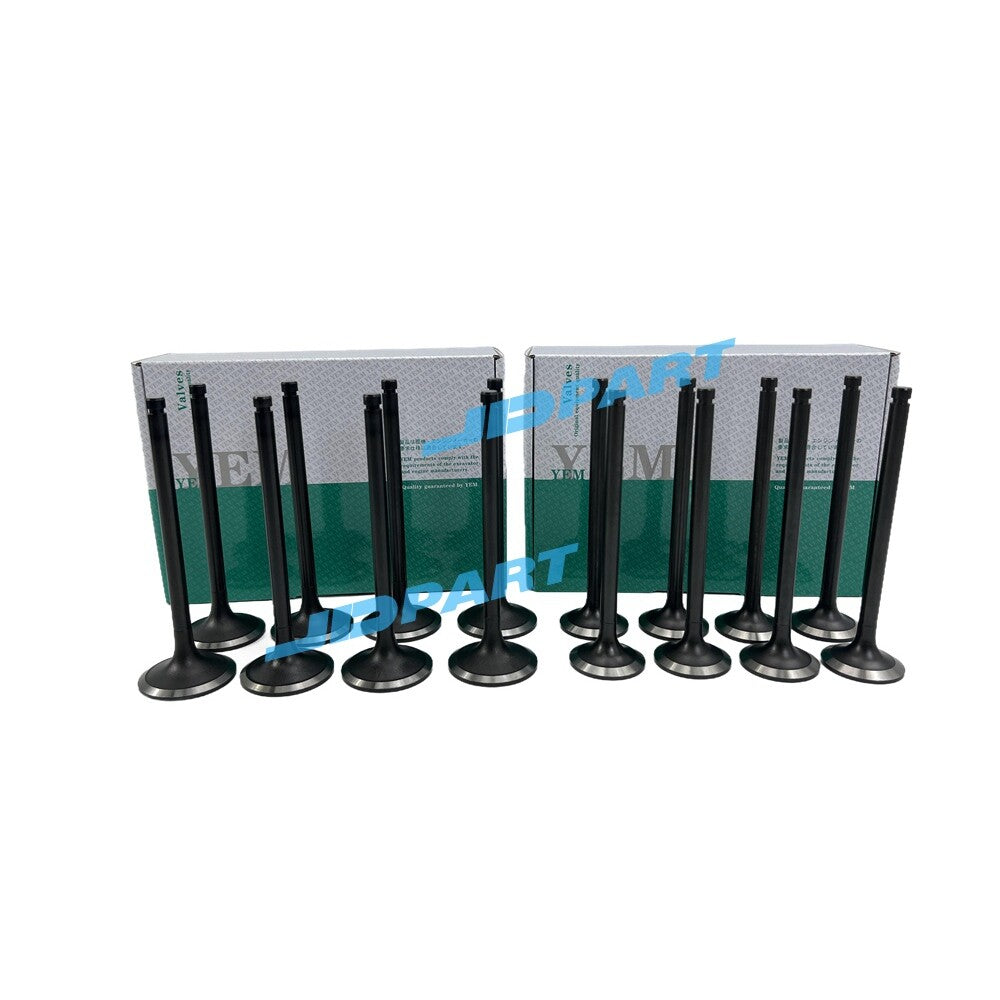 16-piece S05C intake and exhaust valve parts for Hino diesel engines -