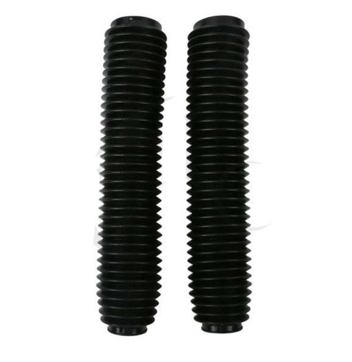 2-Pack Motorcycle Rubber Fork Shoe Covers Suspension Protection for Off-Road Bikes - n