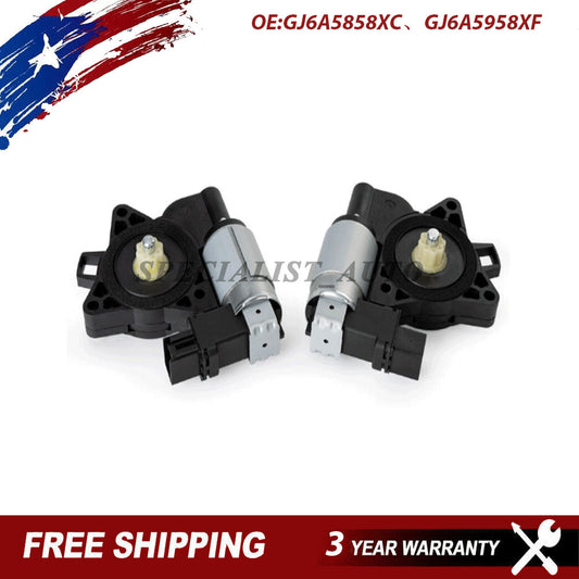 2PC Front Right & Left Window Lifter Regulator Motor for Mazda 3 5 6 CX7 CX9 RX8 Q