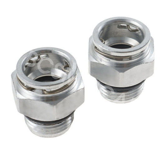 Car Aluminum Cooler Line Fittings W/Clips O-rings Fit for Chrysler for Dodge for Jeep Q