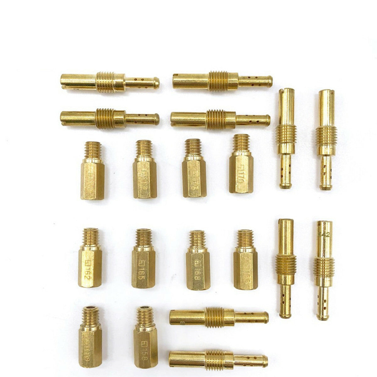 Motorcycle Main Jets w/Slow Pilot Jets Kit For PWK PE Keihin OKO CVK Carburetor Q