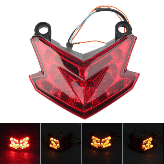 Red LED Taillight Turn Signal Brake Lamp Fit for KAWASAKI Z800 2013-2016 Z125 16-21