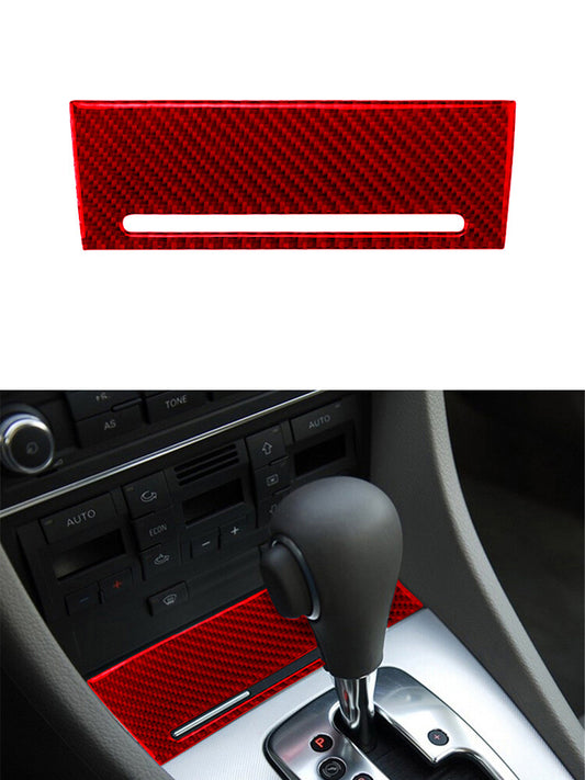 Red Carbon Fiber Air Vent Upper Cover Trim For Land for Range Rover Sport 2014-2017 v