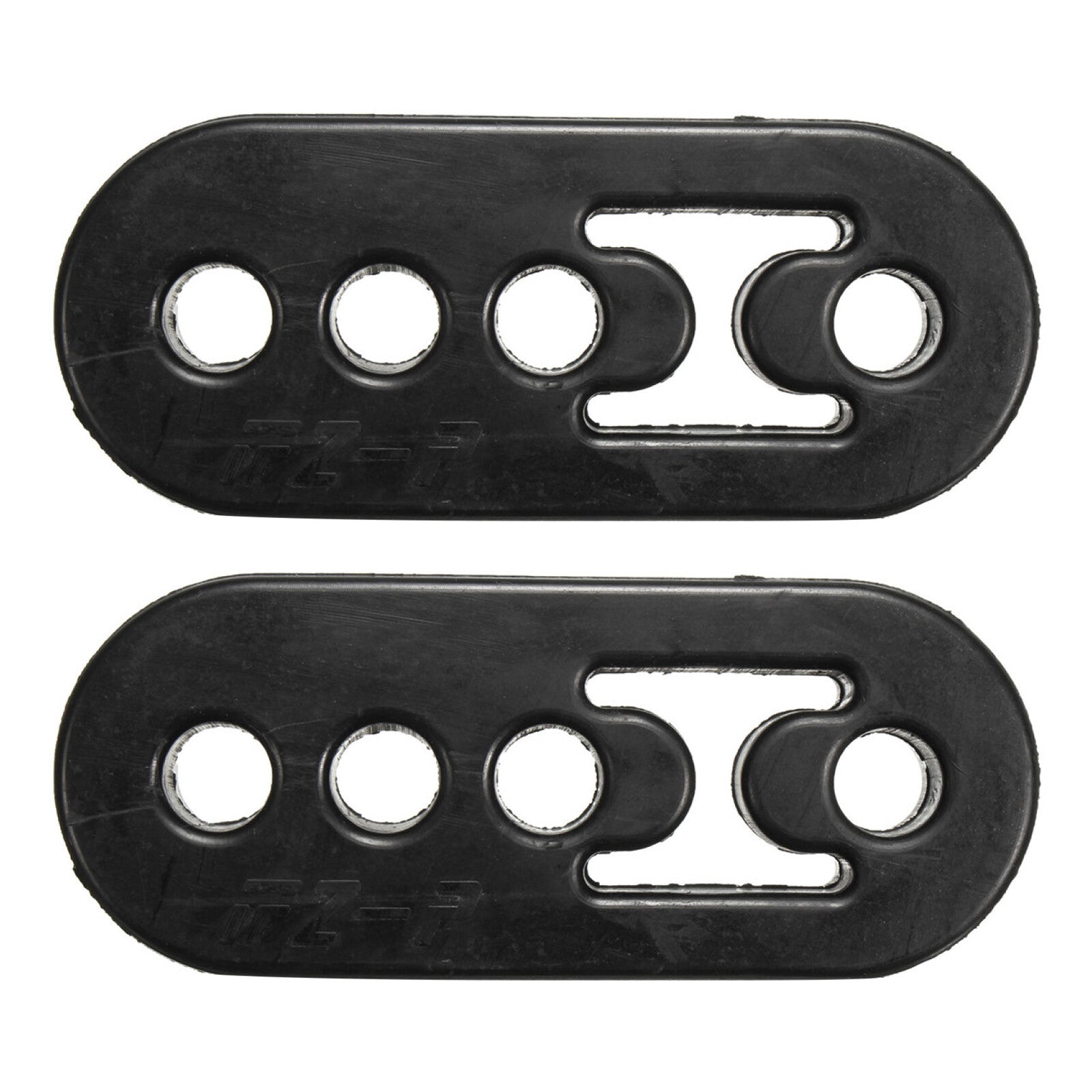 2Pack Universal Car Rubber Exhaust Tail Pipe Mount Brackets Hanger Bracket