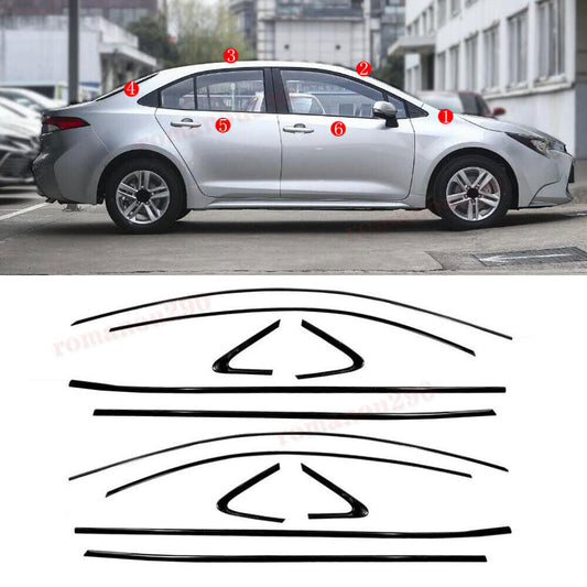 Chrome exterior rearview mirror cap trim wing for Kia Forte K3 2019 - 2023