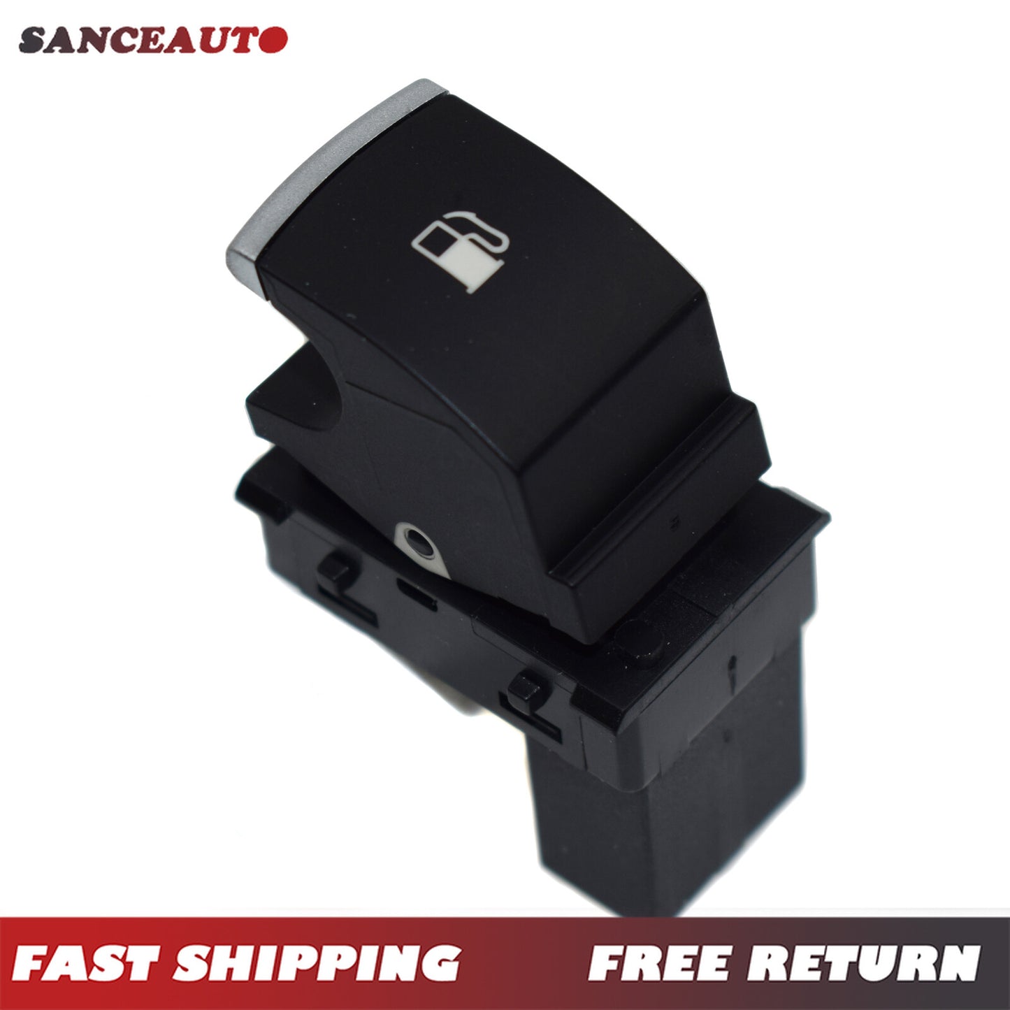The brand new chrome fuel tank door release switch button is suitable for Golf and for Jetta MK5 1KD959833- n
