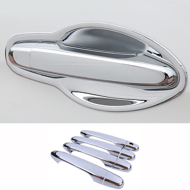 Carbon Fiber Exterior Door Handle Molding Cover Trims for Honda Accord 2008-2012 v