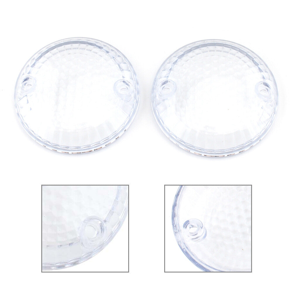 2x Turn Signal Light Lens Cover Fit for Suzuki Intruder 1400 VX800 Clear Motor ne
