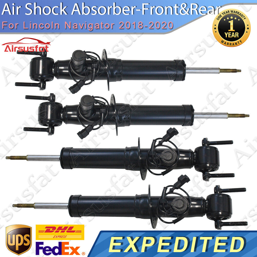 4x for Lincoln for Navigator 2018-2020 FrontRear Shock Absorber Strut Cores w/EDC
