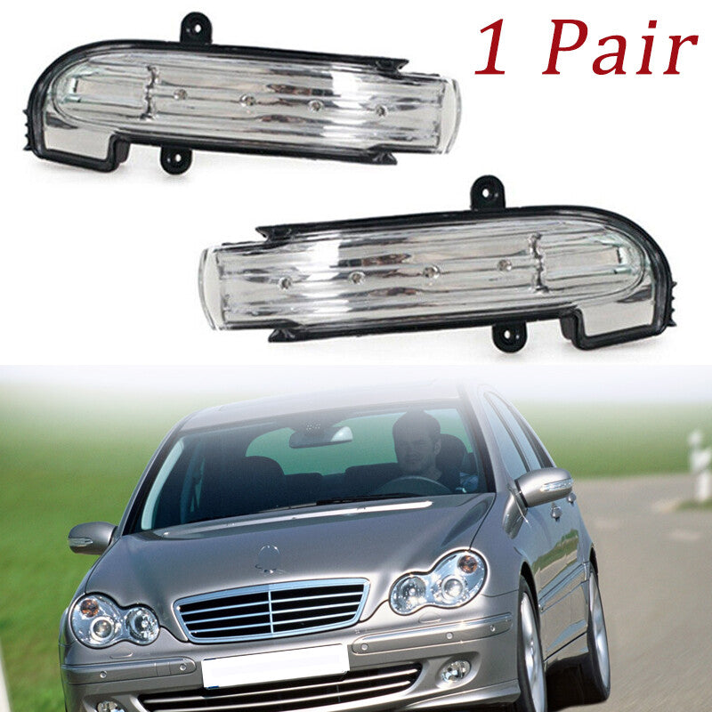 Pair Mirror Signal Light for Mercedes-Benz C-Class W203 C230 C240 C32 2004-2007