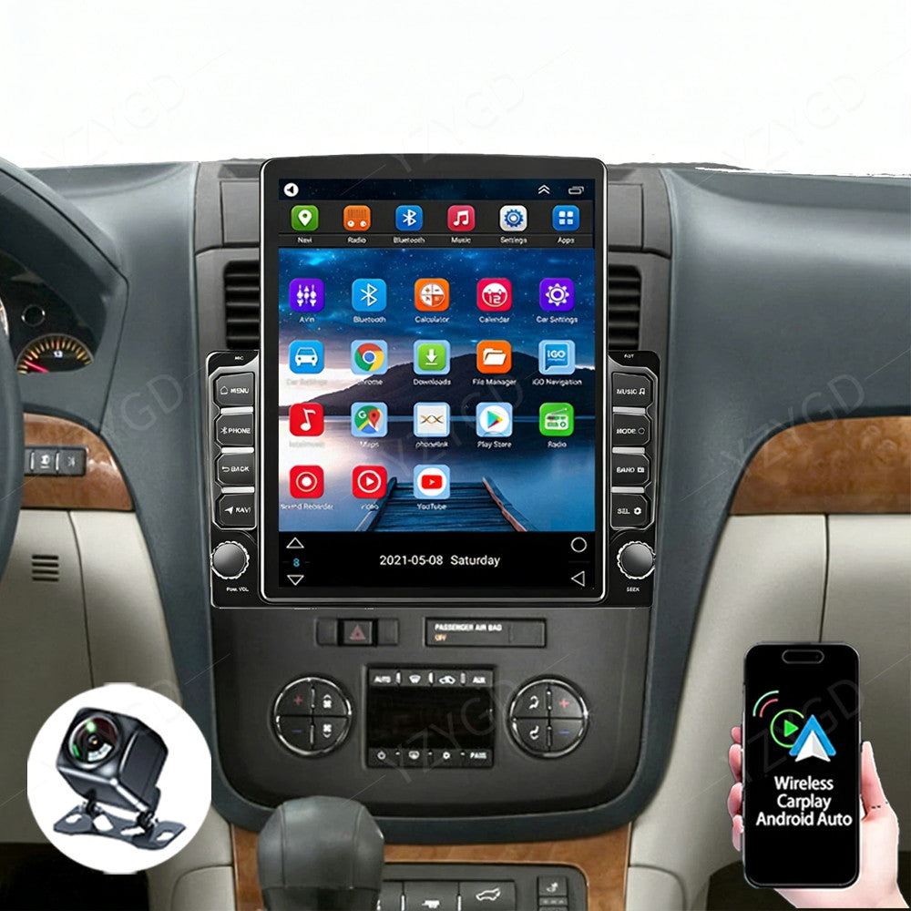 Android Auto Carplay for Saturn Outlook 2007-2010 Car Radio Stereo GPS Screen BT