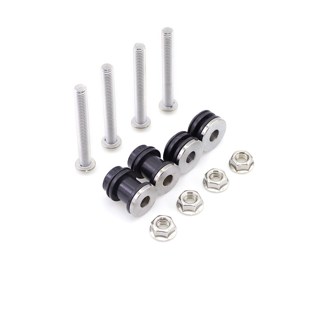 Detachable Sissy Bar Backrest Docking Hardware Set for Harley 883 1200 04-18 Q