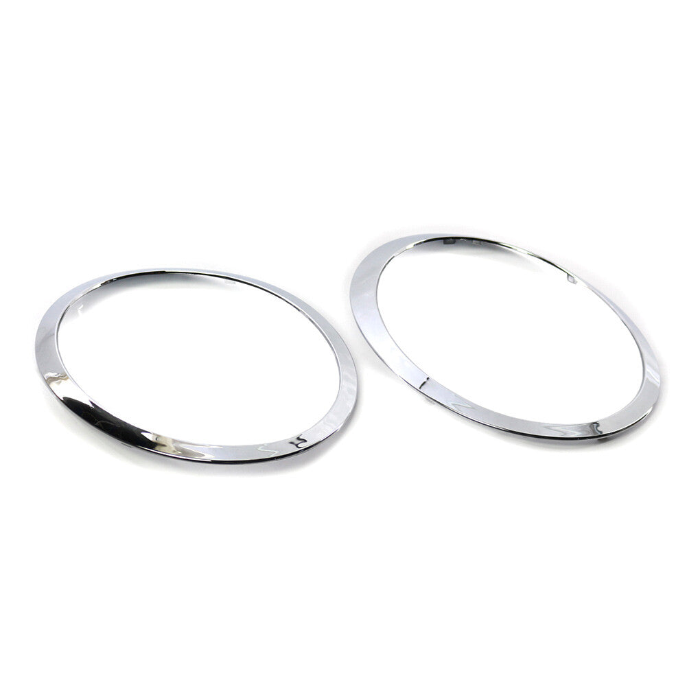 Headlamp Headlight Trim Ring Fit for BMW for MINI R55 R56 R57 R58 R59 Chrome Auto Pair