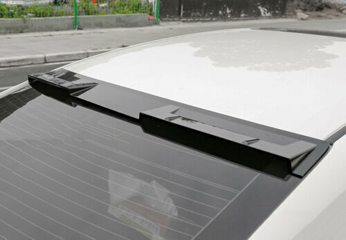 Black Window Roof Trunk Spoiler Wing Flap Trim for Nissan Sentra Sylphy 2020-23