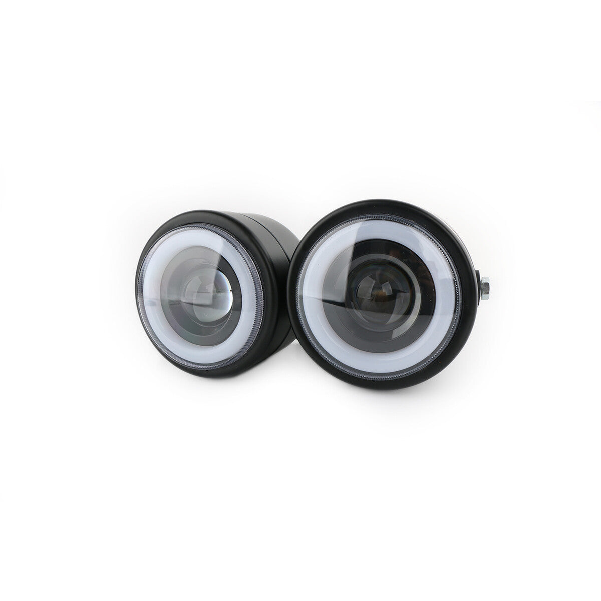 Motorcycle dual headlights for dual riders and dual lights applicable to for Harley Street Fat Boy Softai