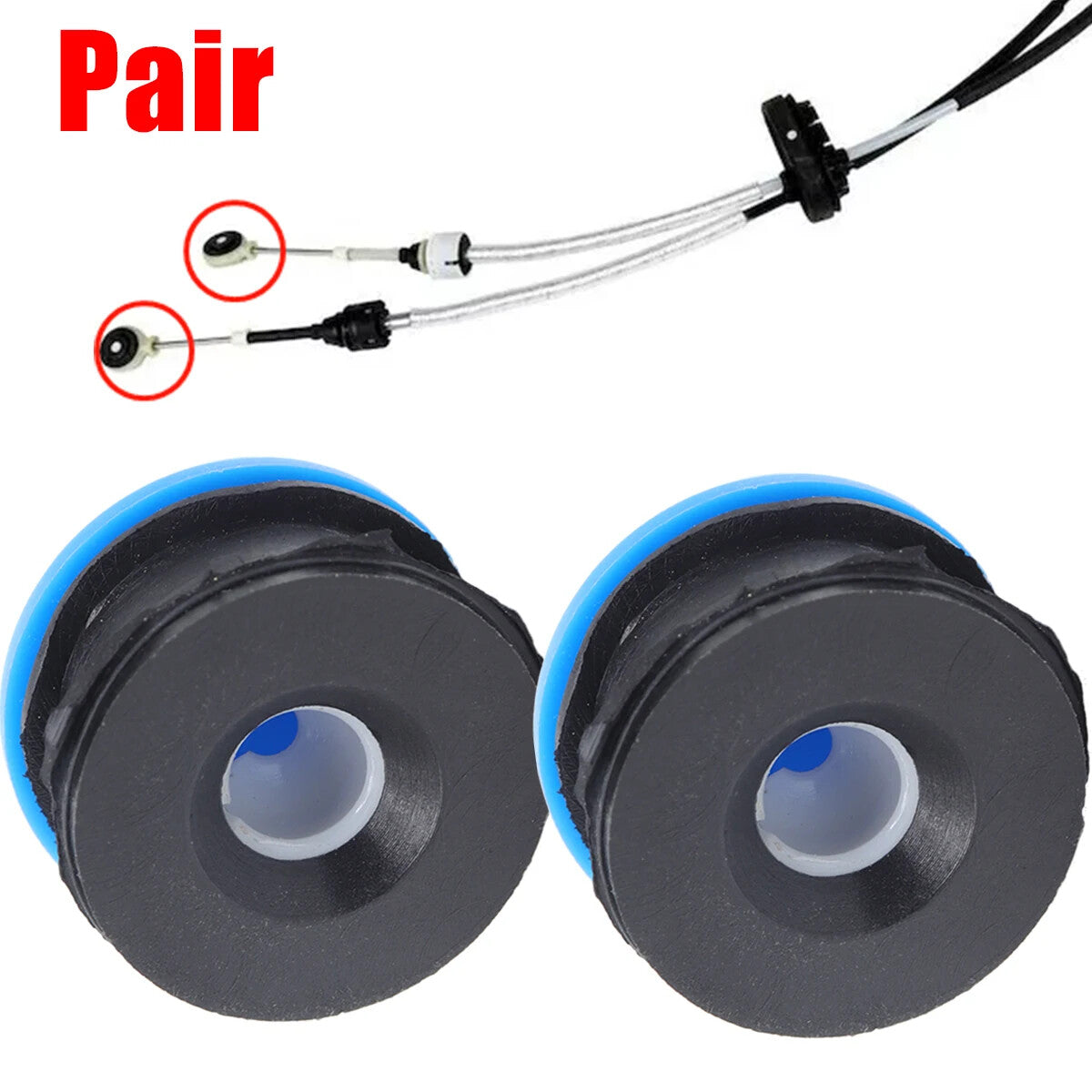 2X for Ford Fiesta 2001-2008 Gearbox Shifter Lever Cable Linkage Rebuild Bushing