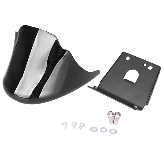 Front Lower Spoiler Chin Gloss Black Fit for Harley Davidson Sportster XL883 XL1200 Q