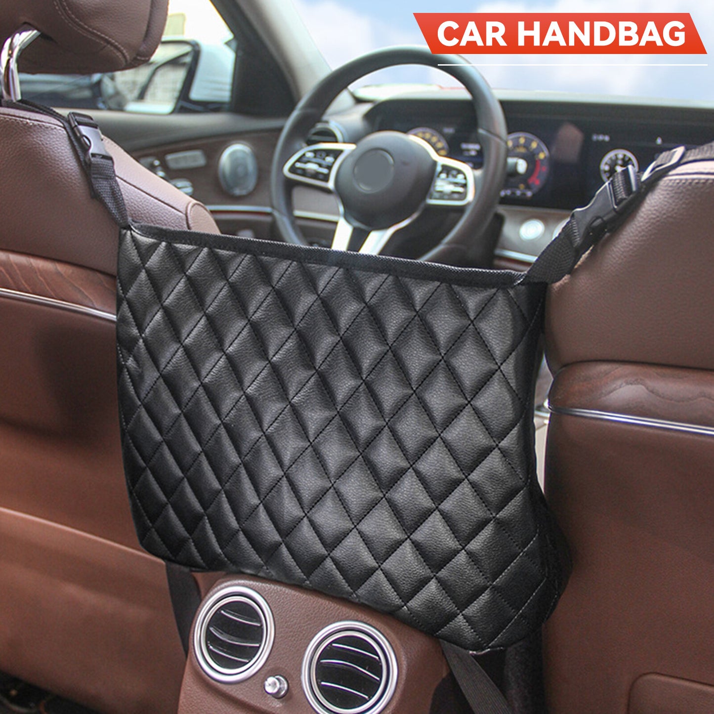 Car Storage Mesh Mesh Bag Car for Seat Mesh Organizer Handbags Holder NEW Q