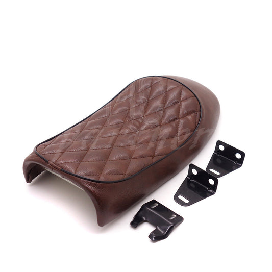 Brown Diamond Hump Custom Cafe Racer for Seat Vintage Saddle for Honda CB350/450/750 Q