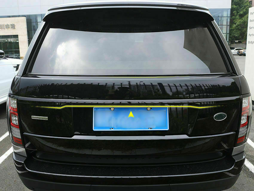 Black Rear Door Tailgate Trunk Molding Strip Trim for Range Rover L405 2013-2021