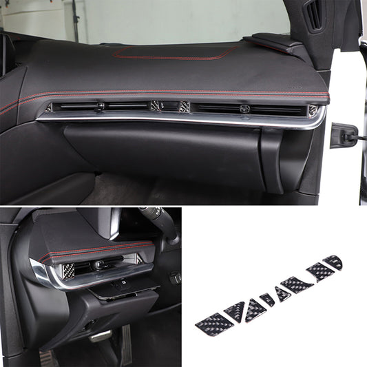 ABS carbon fiber side mirror base L-shaped decoration suitable for Maverick 22-24- v