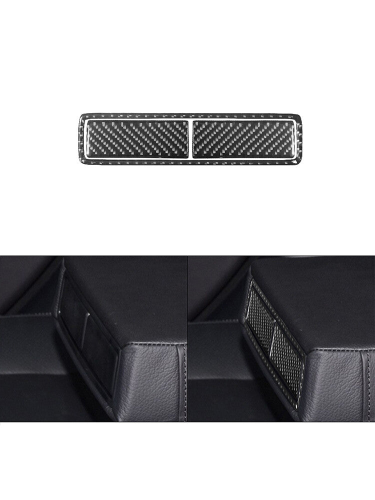 2x Red Carbon Fiber Side Car Roof Trim Strips For Supra GR A90 2020-2022 v