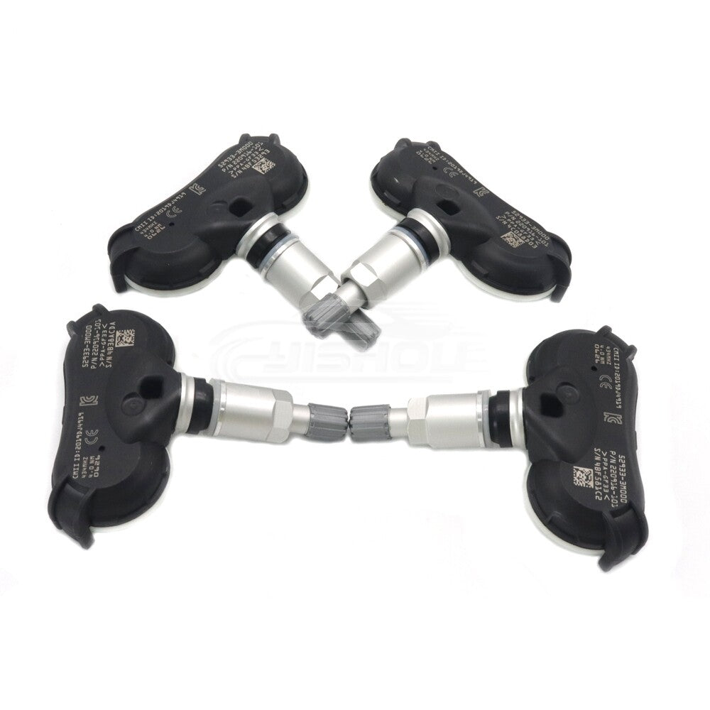 4x New TPMS Tire Pressure Sensors for Hyundai iX35 Equus 52933-3M000 529333M000