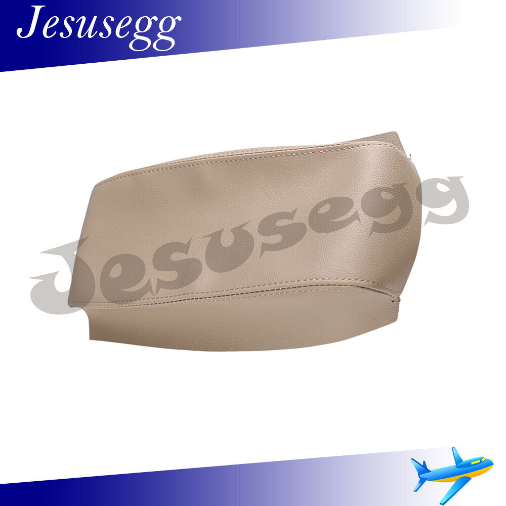 Fit for 2008-2013 for Toyota Highlander Beige Tan Leather Console Lid Armrest Cover Q
