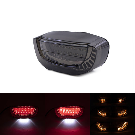 Smoke LED Tail Brake Flowing Water Turn Signal Light for Honda CBR250 1988-1999 Q